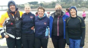 Ladies ready for the off